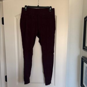 Matty M Deep Burgundy Jogger Pants